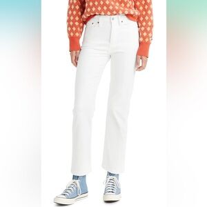 Levi’s Women’s Wedgie Straight Jeans - High Rise- White- NWT Size 28